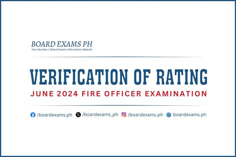 fire officer exam requirements|VERIFICATION OF RATINGS: June 2024 Fire Officer Exam (FOE).